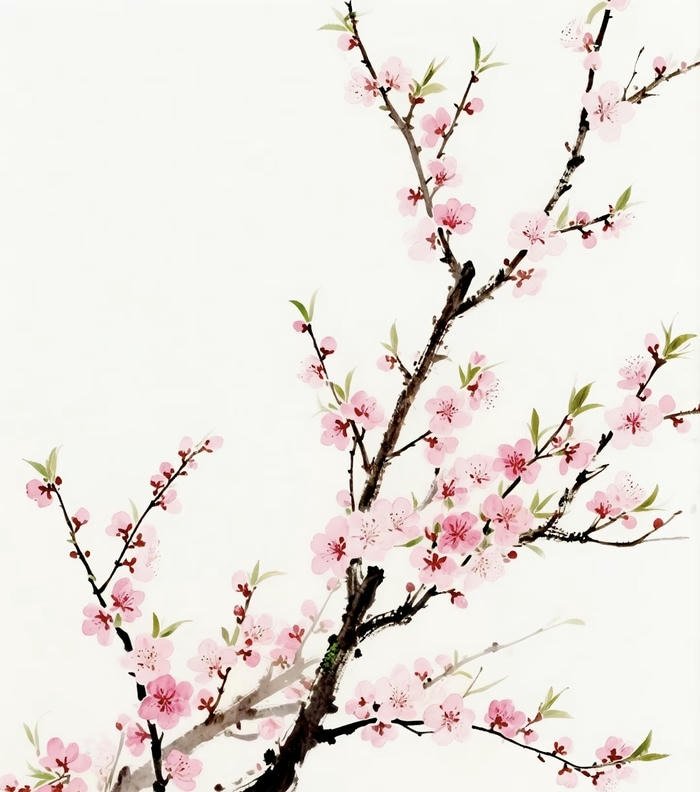 nét đẹp xuân đào phong thủy