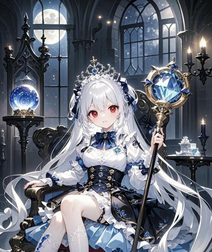 nét vẽ công chúa ánh sáng anime