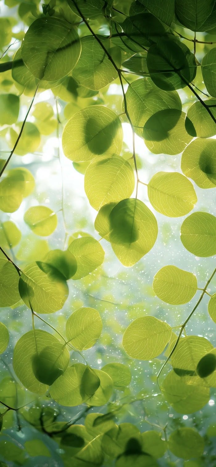 những hình nền lá xanh tự nhiên