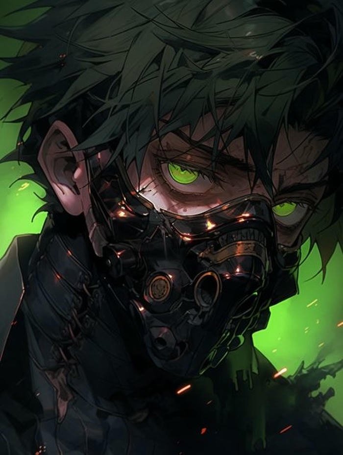 phong cách cyberpunk tông tối