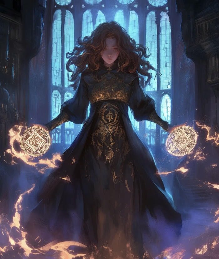 phong cách huyền bí anime bay bổng