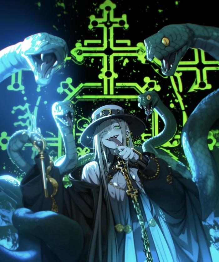 phong cách huyền bí anime giản dị