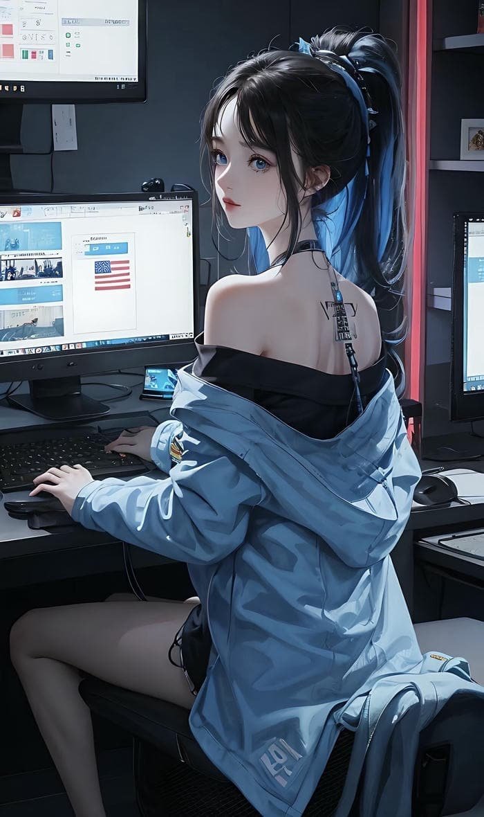 phong cách tương lai anime sắc sảo