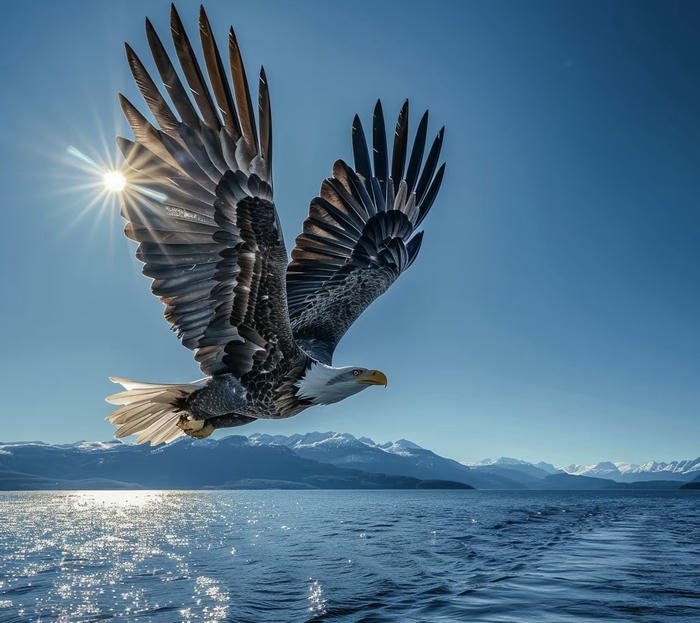 phong thủy đại bàng tượng trưng tự do