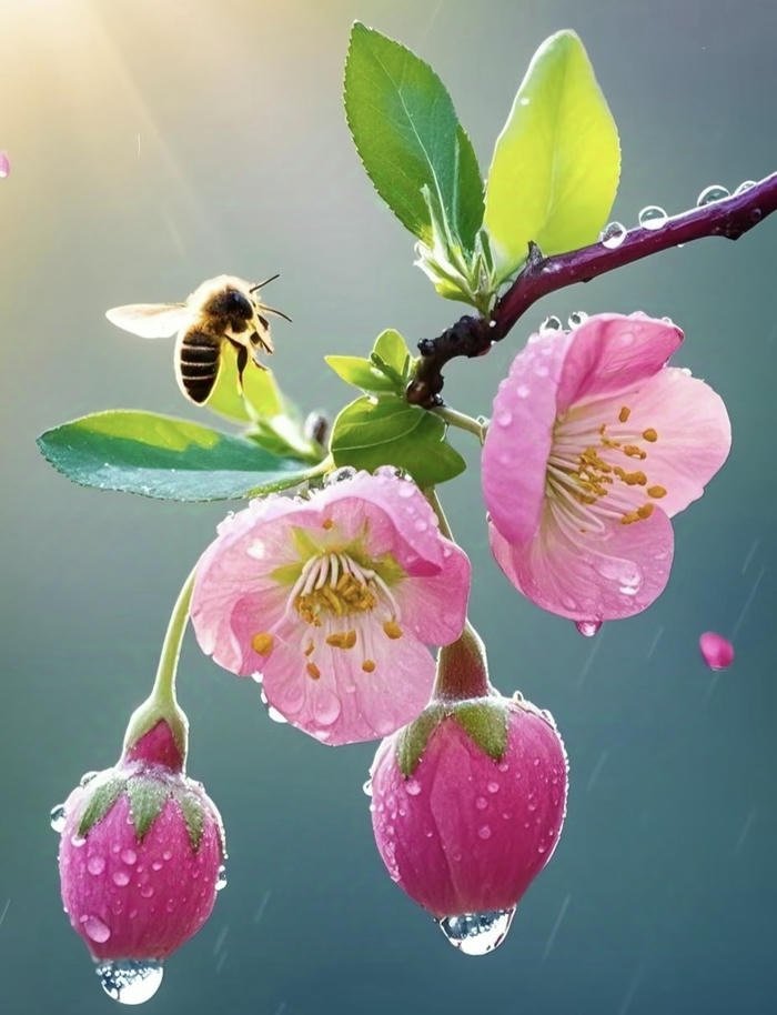 phong thủy đào nở rạng ngời