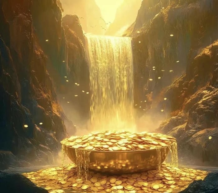 phong thuỷ nước chảy tài lộc bình an