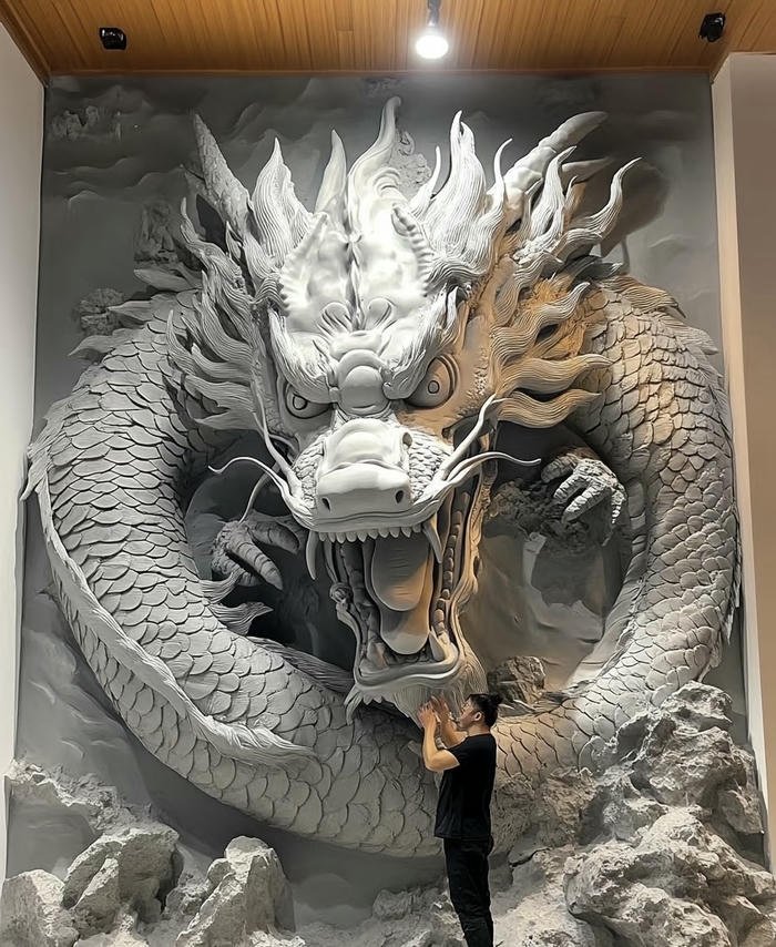 phong thủy rồng tường hợp kinh doanh