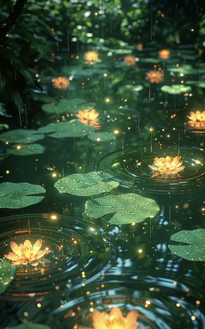 phong thuỷ sen nở an yên vượng khí