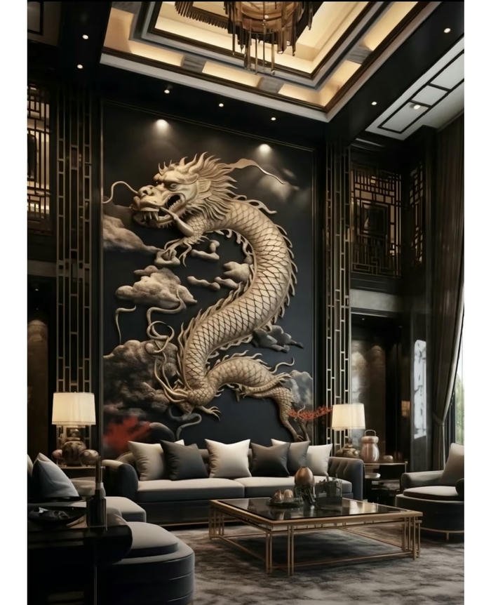 rồng phong thủy gợi khí thanh