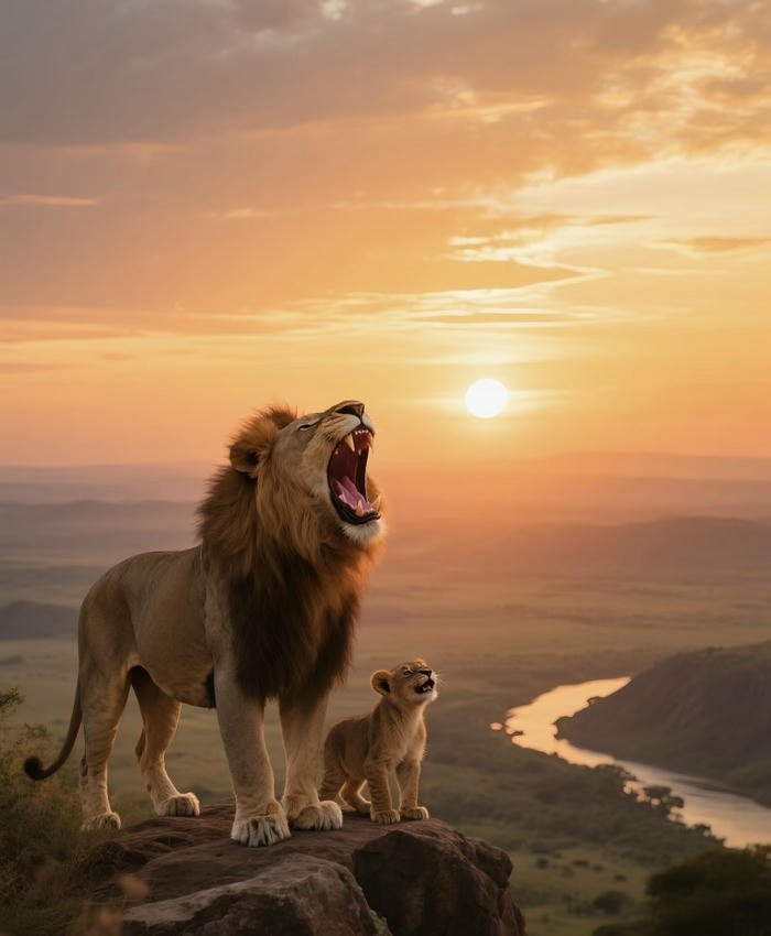 sư tử đại hộ pháp đẹp trong phong thuỷ