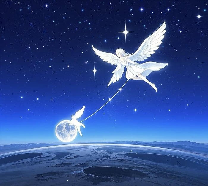 thiên thần ánh sáng hiền hòa