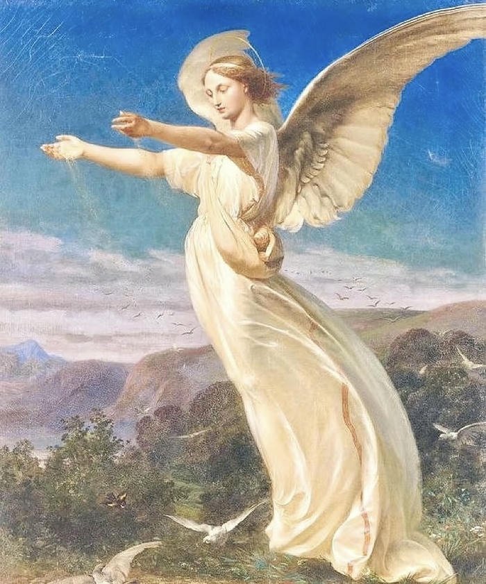 thiên thần ánh sáng lấp lánh