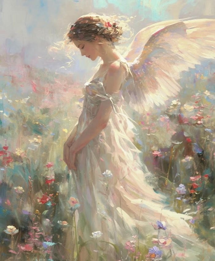 thiên thần ánh sáng thanh khiết