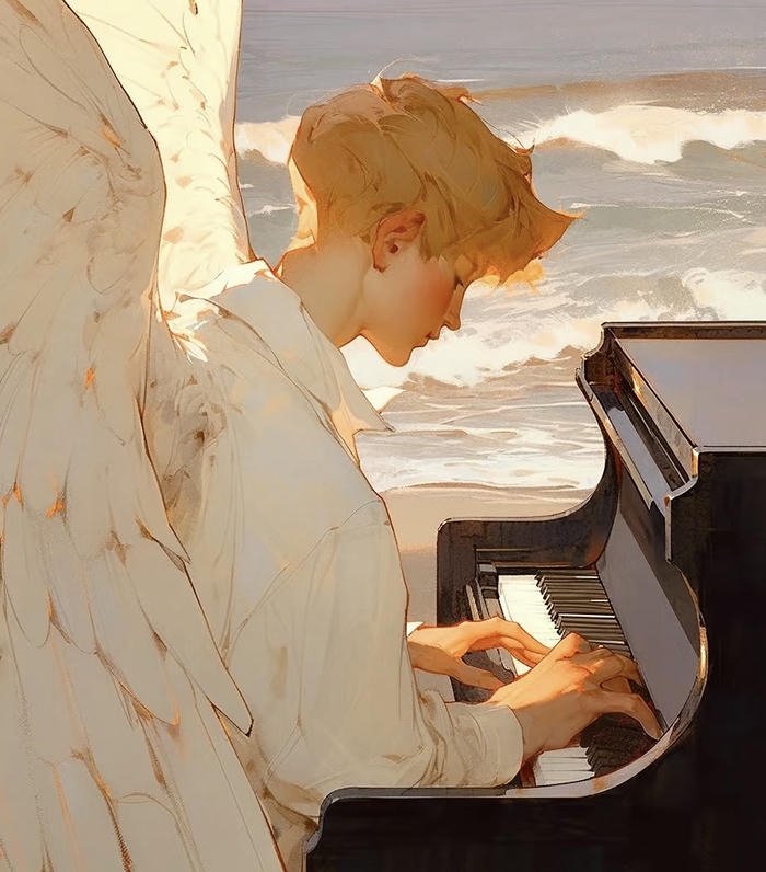 thiên thần ánh sáng tinh xảo