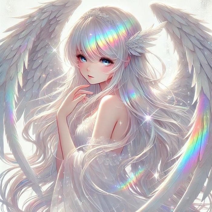 thiên thần anime nhỏ ngây thơ