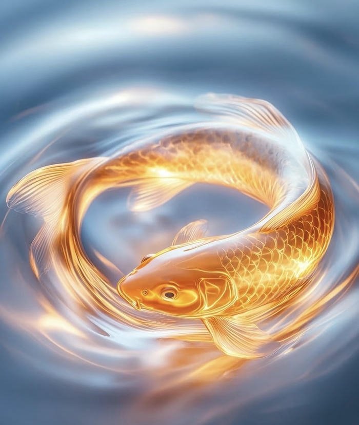 thiết kế cá chép vàng mang điềm tốt