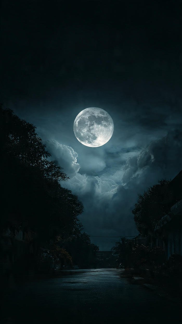 trăng tròn huyền bí