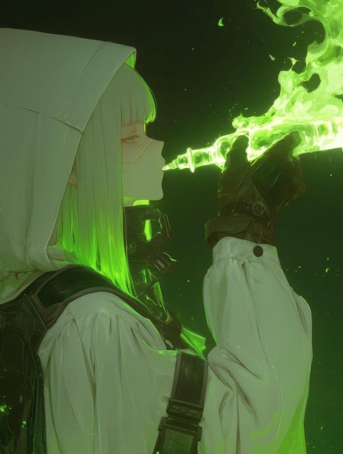 vibe cyberpunk avatar biểu tượng năng lượng