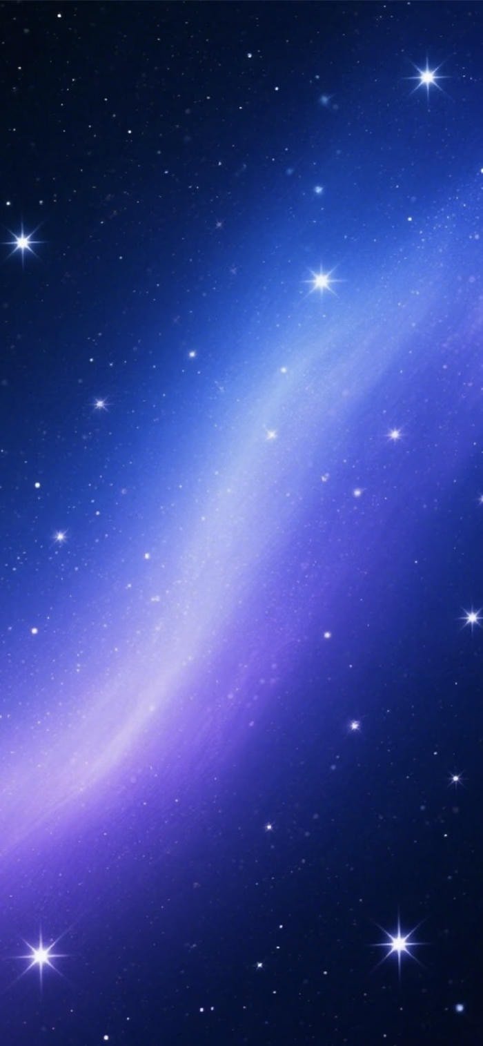 wallpaper vũ trụ tím xanh